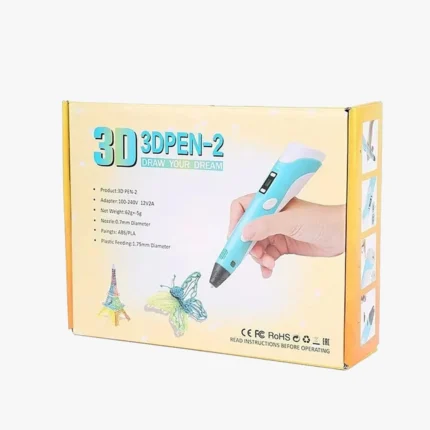 3D Printing Pen with PLA Filament for Kids & Adults – DIY Drawing, Art, Craft & Educational Projects