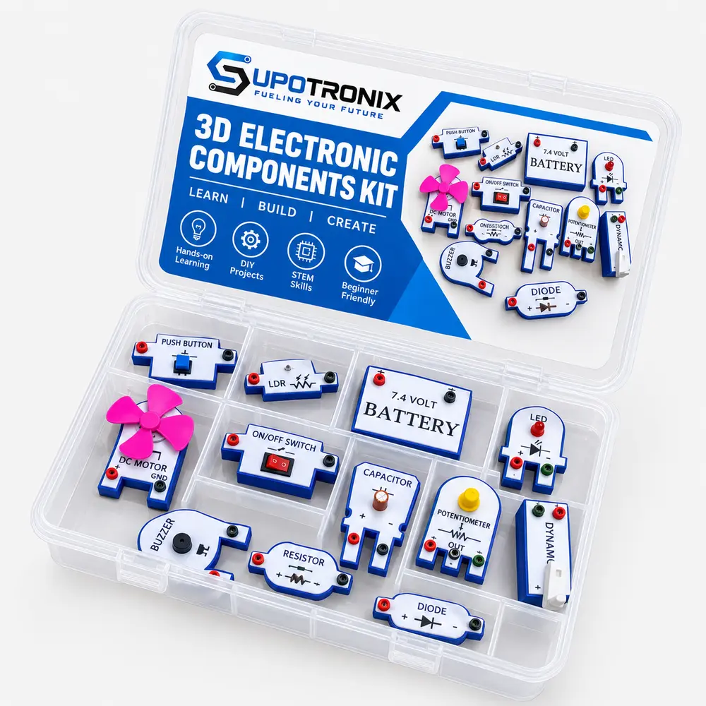 3D Electronic components kit 1
