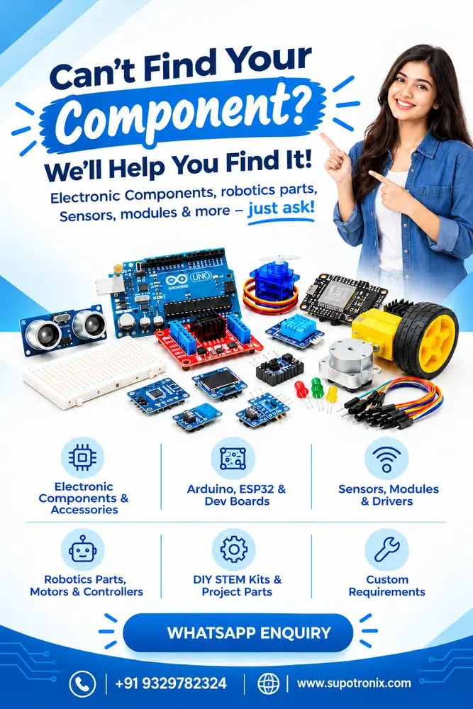 Supotronix Electronics Components - Enquire on WhatsApp